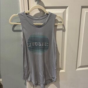 Peloton Gray Sleeveless Muscle Tee